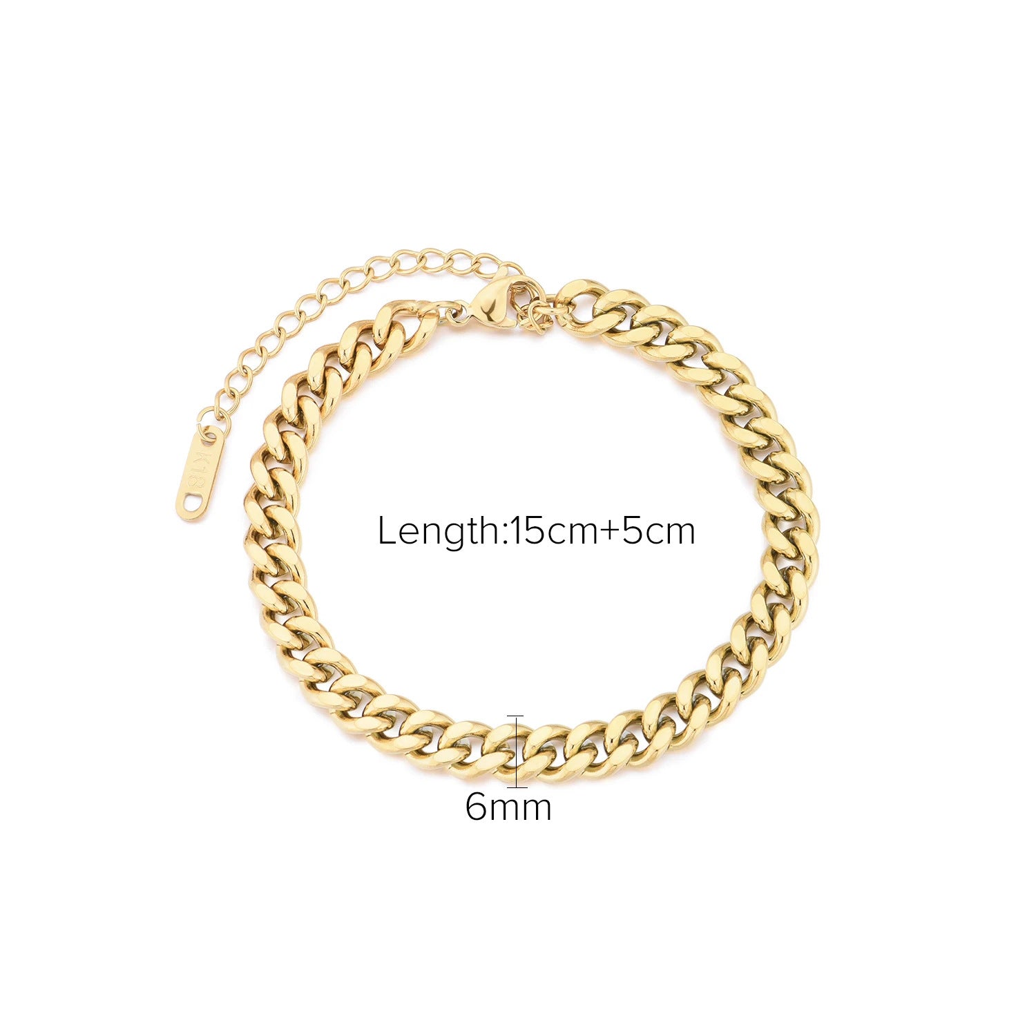 Wholesale Stainless Steel Cuba Mesh Belt Titanium Steel Gold Plated Wide Bracelet
